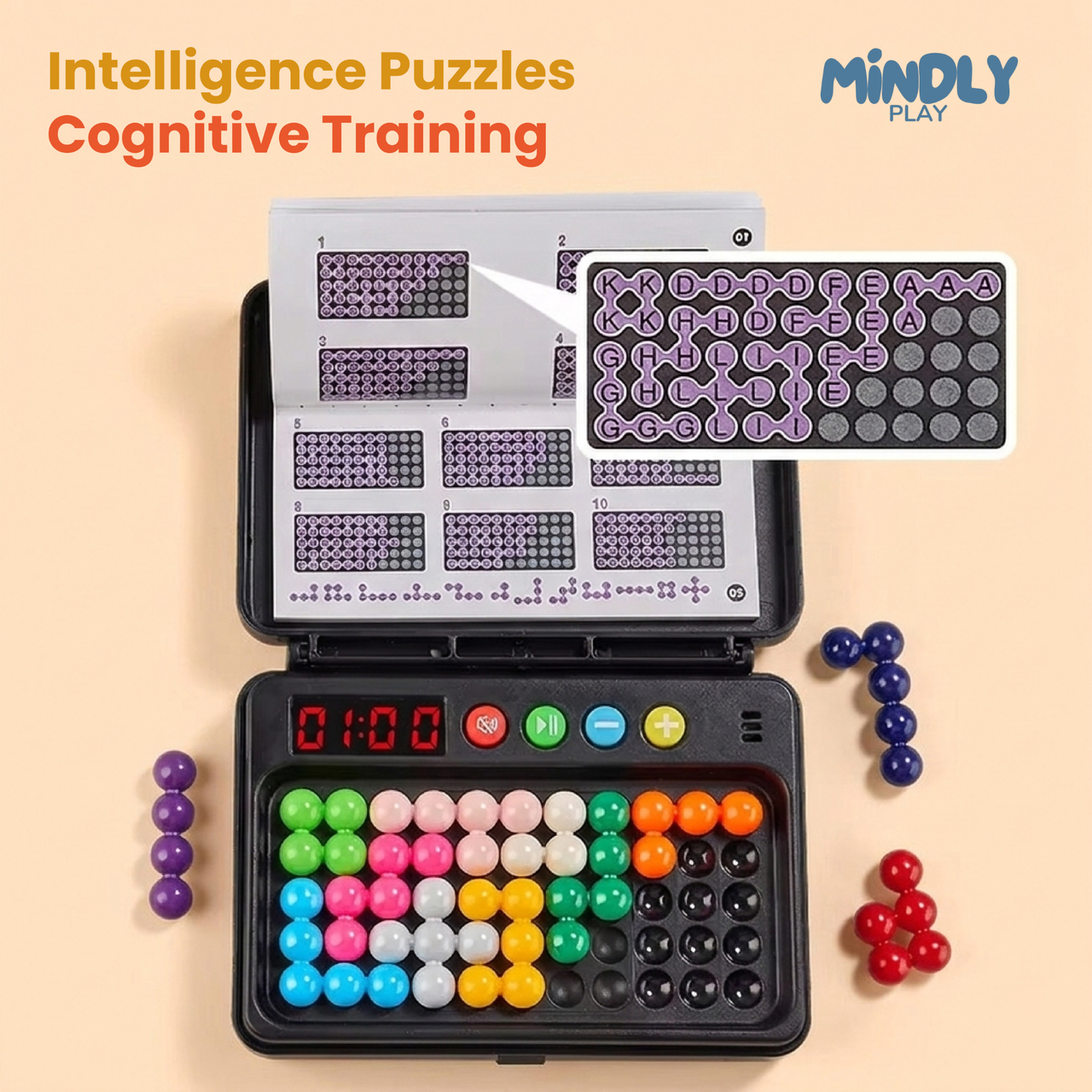 Toystar IQ toy | 500 levels, suitable for 3+ – Develop creativity and problem-solving skills - Leer- en Educatie Speelgoed...