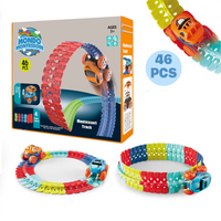 Thumbnail for Toystar Race Track Wonder | Let your children's imagination sparkle - Ultra-flexible Race Track for Endless Play Fun - Laa...
