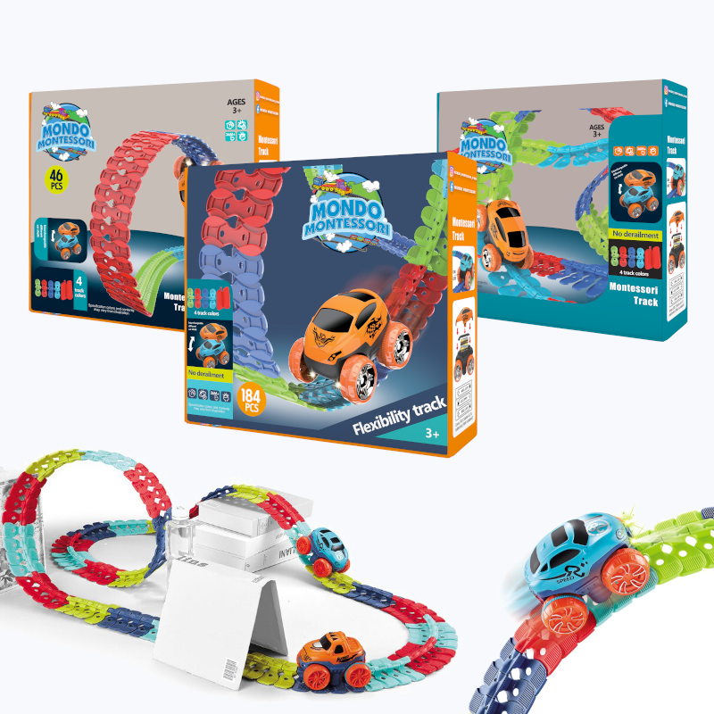 Toystar Race Track Wonder | Let your children's imagination sparkle - Ultra-flexible Race Track for Endless Play Fun - Laa...