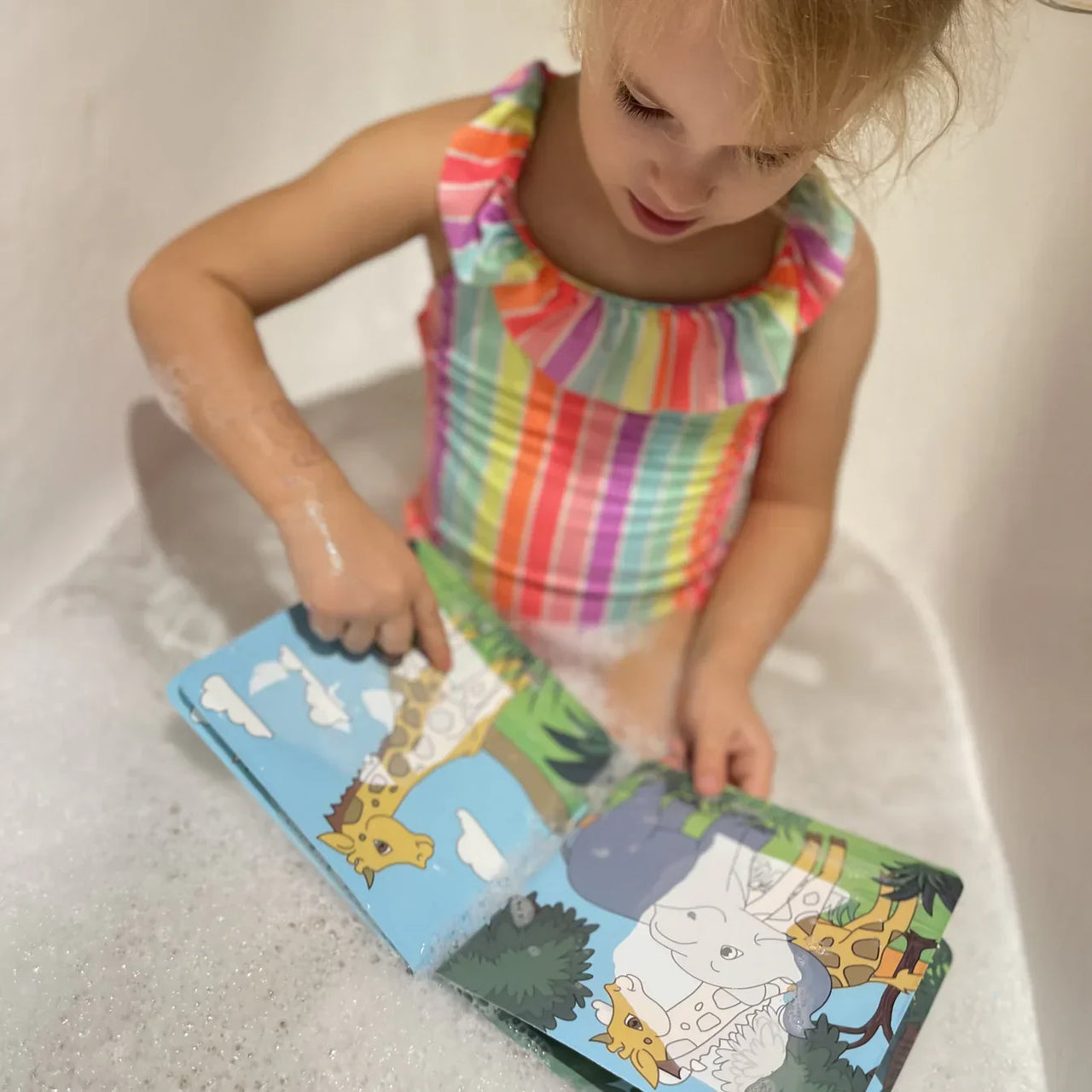 Toystar AquaBook | Splashing fun - Waterproof bath book for learning and playing - Spetterend plezier - Waterbestendig bad...