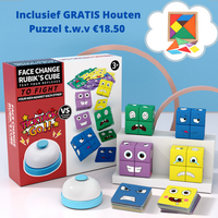 Thumbnail for Face Expression Cubes | Stimulates Thinking Training and Creative Play - Block Puzzle for Children