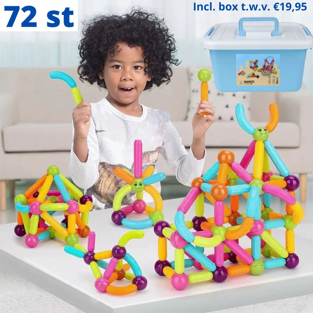 Toystar Magnetic Building Blocks™ | Educational Magnetic Toys - Bestseller - Magnetisch speelgoed bouwset (12)