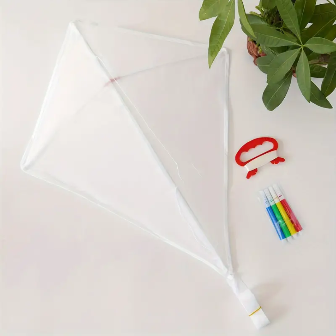 Toystar ArtFlyer | Creative freedom in the sky - DIY kite with long tail and canvas - Creatieve vrijheid in de lucht - DIY...