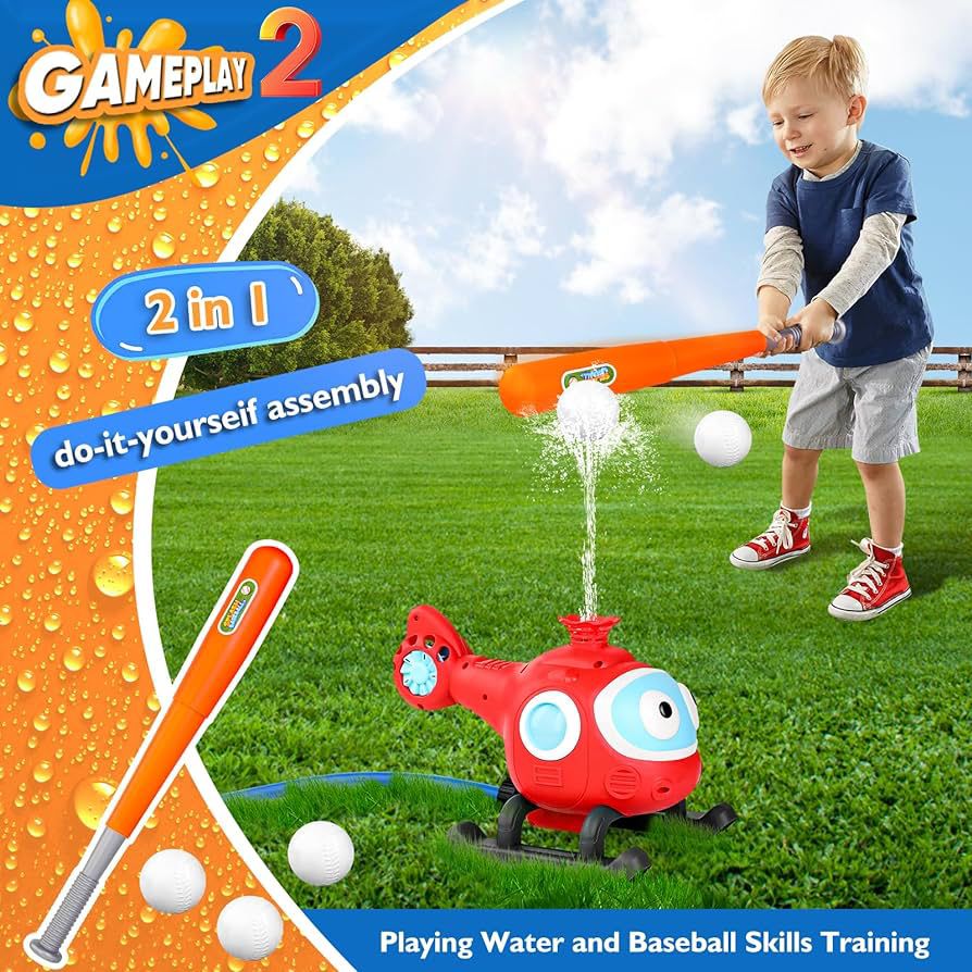 Innovatieve Waterspeelset voor Kinderen - WaterCopter Tuinspeelgoed met Creatief Ontwerp en Veilig Materiaal 3