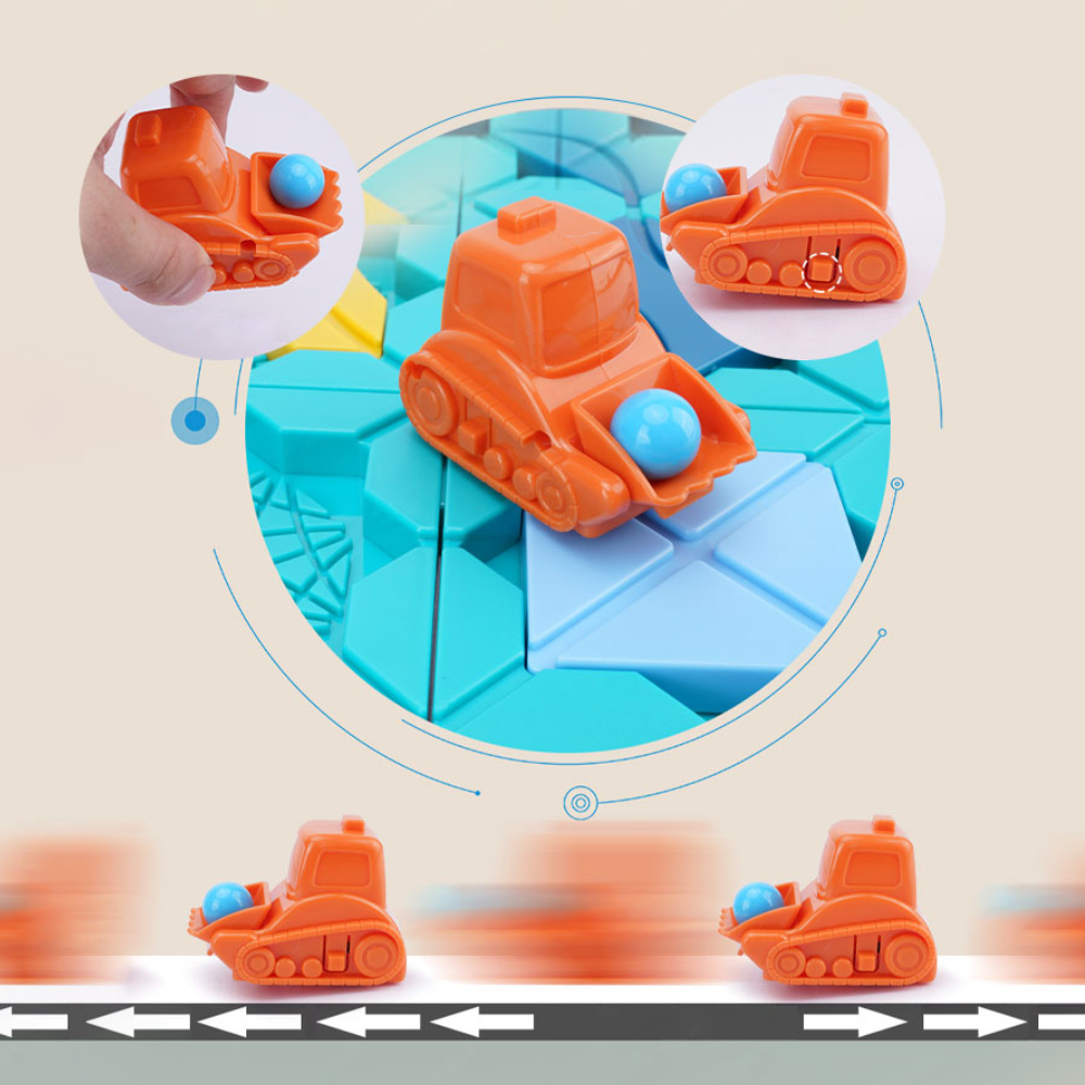 LogiMaze Board | Stimulate creativity and logical thinking - Montessori puzzle game