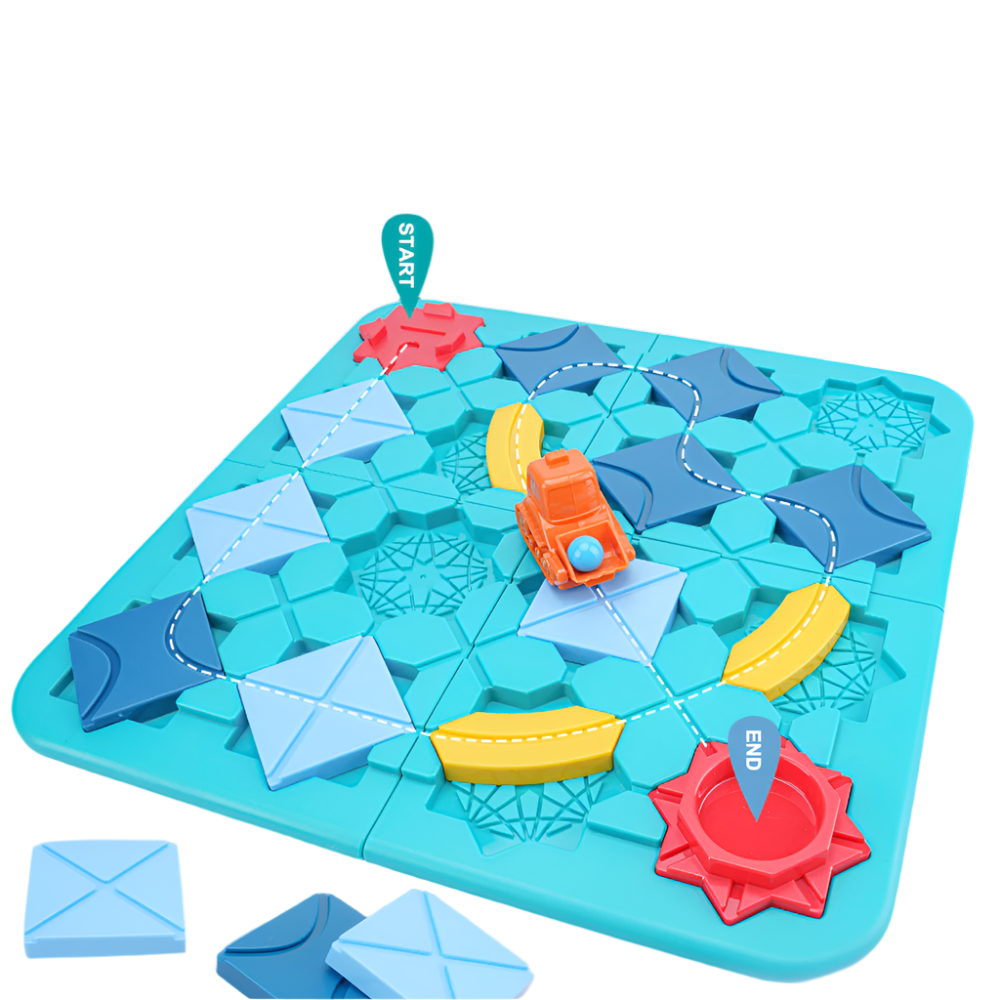 LogiMaze Board | Stimulate creativity and logical thinking - Montessori puzzle game