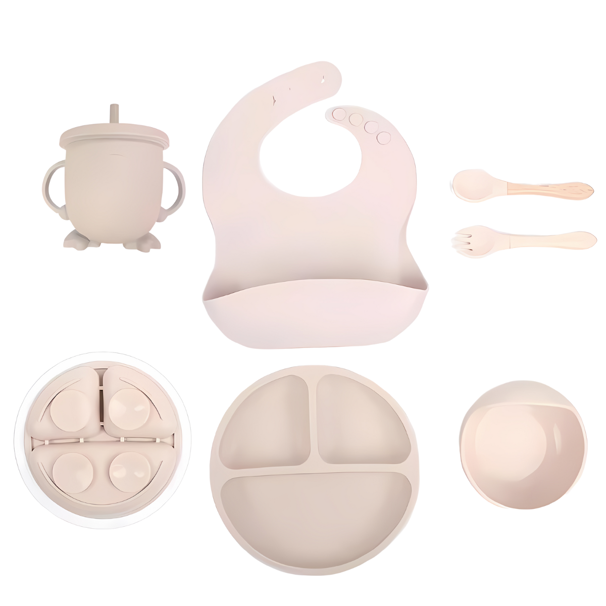 Toystar Feedo Silicone Set | Safe Baby Feeding – 6-piece Set - Veilig Baby Voeden – 6-delige Set (4)