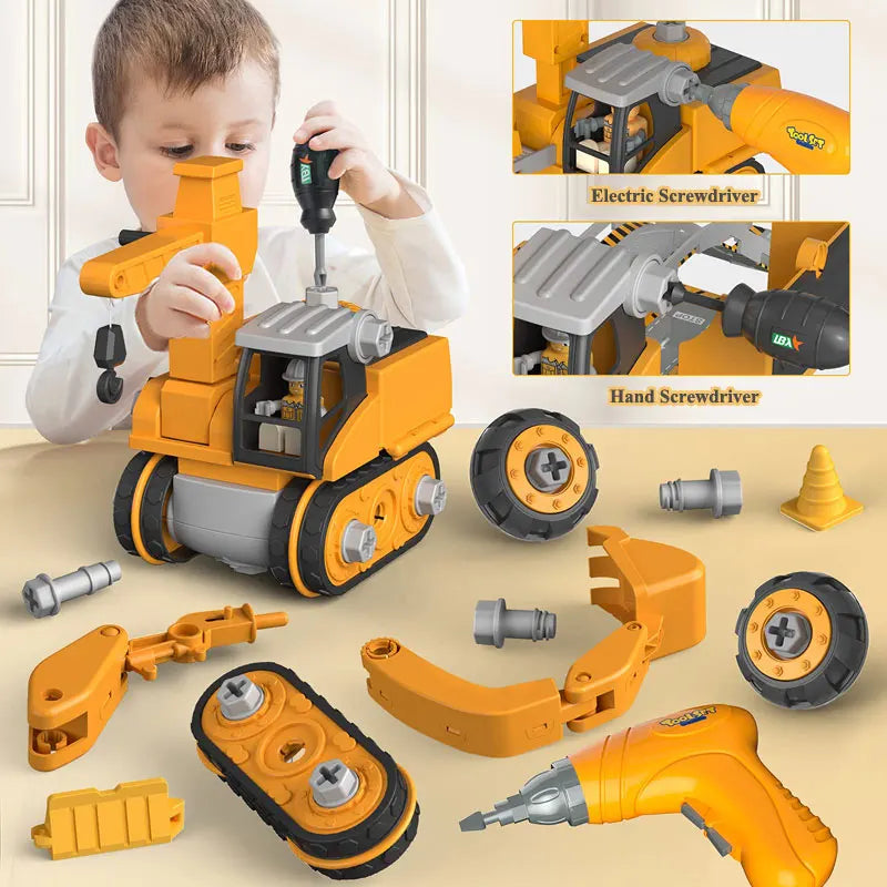Toystar Children Engineering Vehicle Drill Toy | Build and Play - Stimulate Creativity - Bouwen en Spelen - Stimuleer Crea...