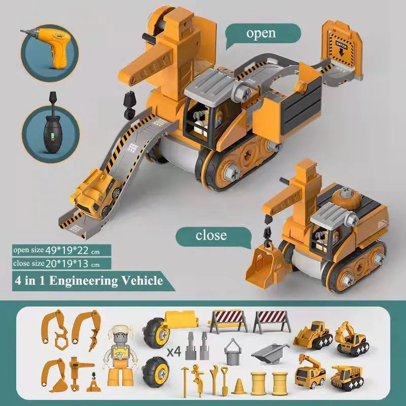 Toystar Children Engineering Vehicle Drill Toy | Build and Play - Stimulate Creativity - Bouwen en Spelen - Stimuleer Crea...