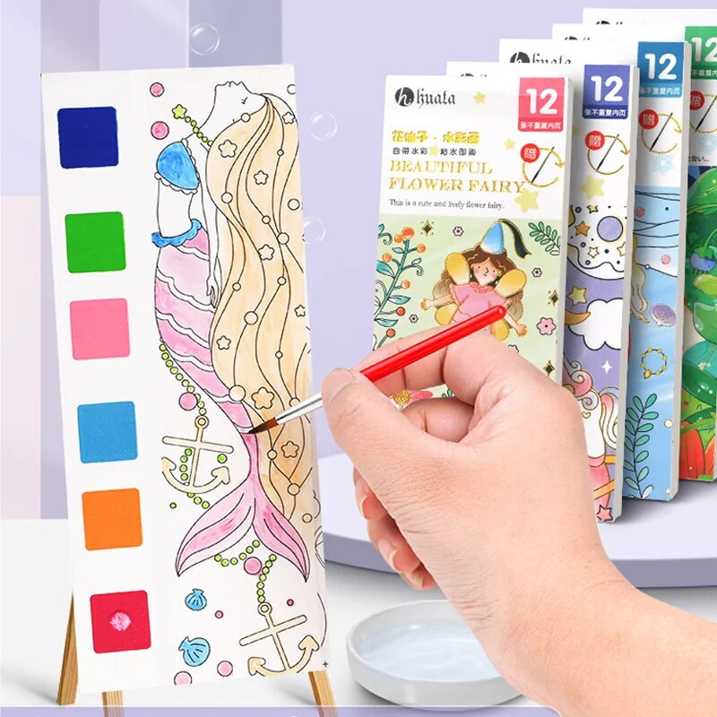 Toystar Watercolor Wonder | Discover the creative world of painting - Painting book for children - Ontdek de creatieve wer...