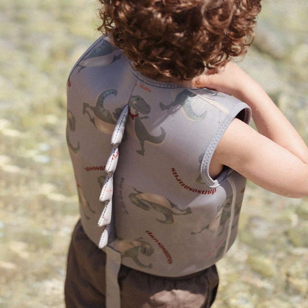 Toystar NL AquaStar life jacket | Swimming Aid with Stars and Dinos - Safe and Comfortable Neoprene Life Jacket - zwemvest...