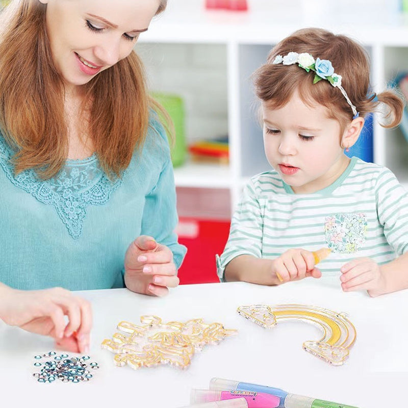 Kristallen Hangeret | 6-in-1 Knutselpakket voor Kinderen 3+ – Creativiteit Ontdekken met Prachtige Kunstwerken 8