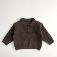 Thumbnail for Long Cotton Polo Shirt for Kids – Warm and Breathable, Perfect for Cold Days