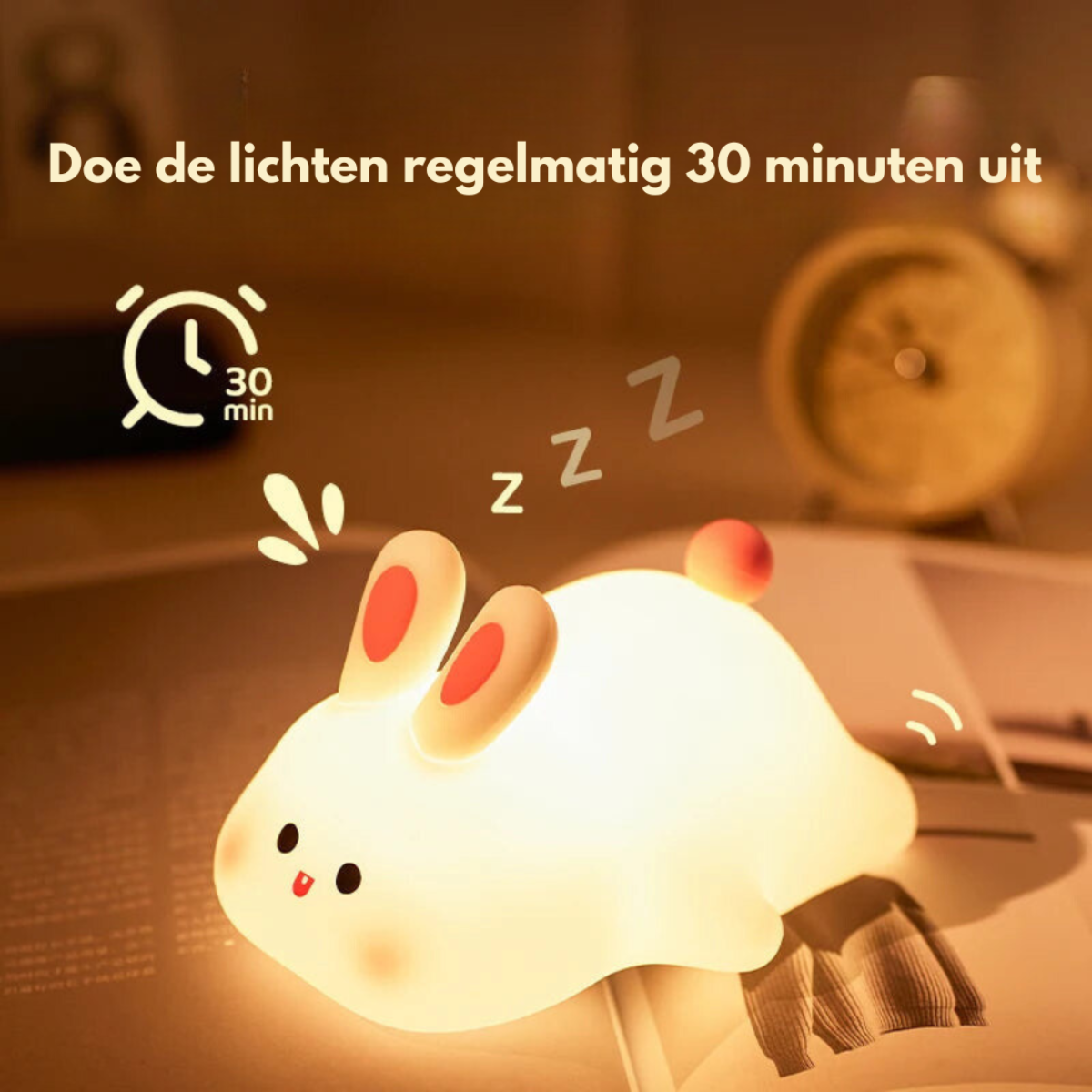 Toystar Nightlight | Soft and Dimmable - Rabbit Lamp for Children - Bestseller - Zacht en Dimbaar - Rabbit Lamp voor Kinde...
