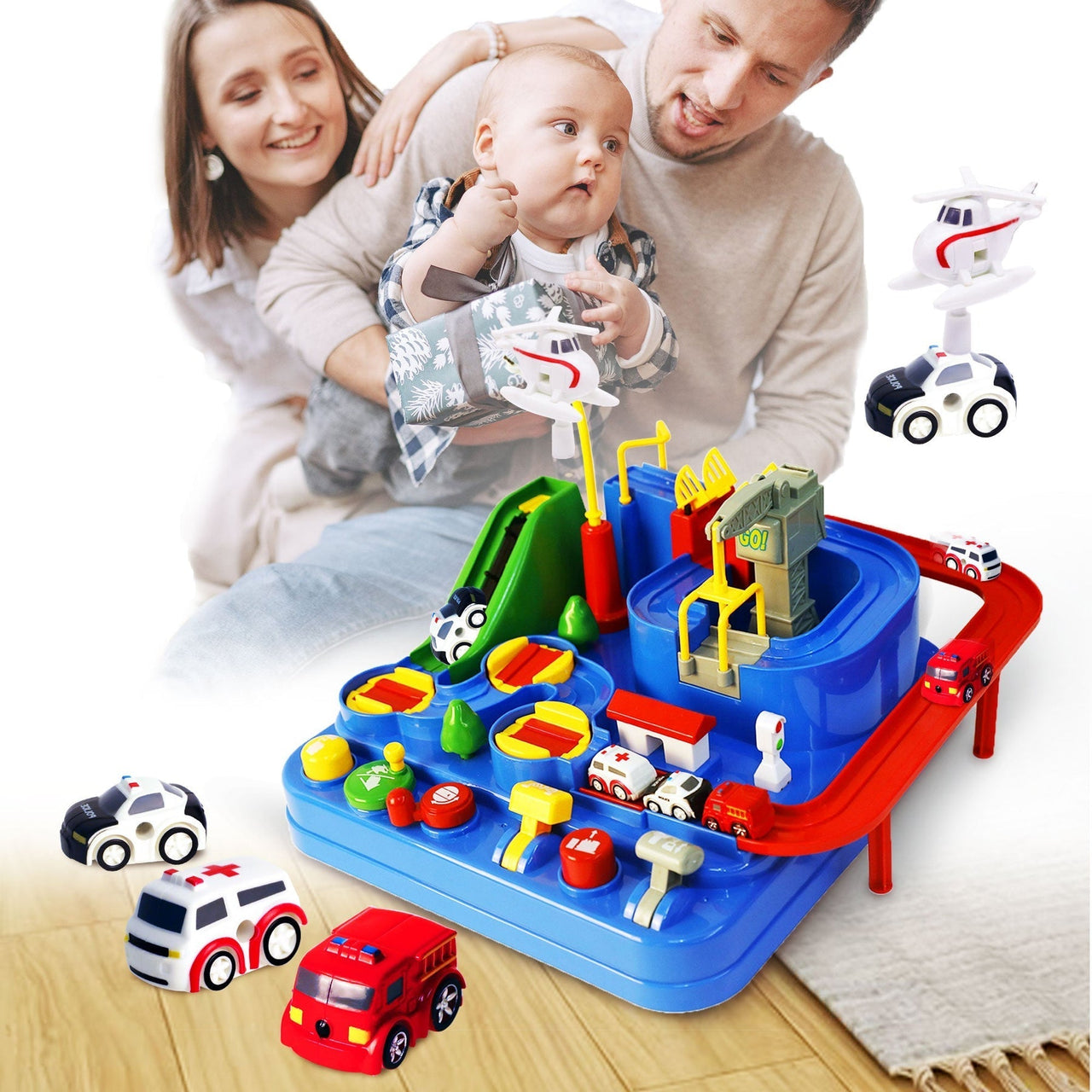 Toystar Adventure Racing Track | Train your Kids' Brain - Educational Race Track - Train het Brein van je Kids - Educatiev...