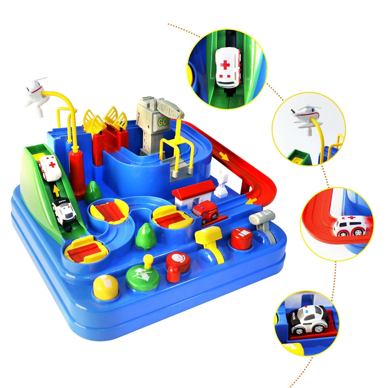 Toystar Adventure Racing Track | Train your Kids' Brain - Educational Race Track - Train het Brein van je Kids - Educatiev...