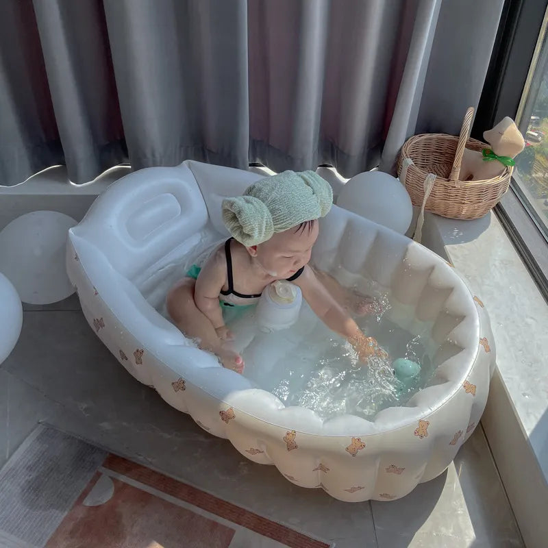 Toystar NL LumoNest Baby Bathtub | Inflatable, 0-3 years, 82 x 57 x 28 cm – Carefree and comfortable bathing fun everywher...