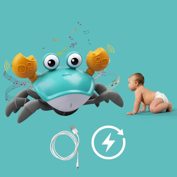 Toystar Happycrab | Moving and Sound Toy - Crawler Crab Toy - Interactief Speelgoed (2)