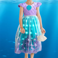 Thumbnail for MagicWave prinsessenjurk | Zeemeermin thema, maten 100-150 – Magisch verkleedplezier voor elk kind 6