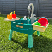 Thumbnail for Toystar NL WaterChef Play | Magical Water Play Kitchen Wood for Children with Interactive Tap – Play Kitchen for Indoors a...