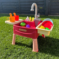 Thumbnail for Toystar NL WaterChef Play | Magical Water Play Kitchen Wood for Children with Interactive Tap – Play Kitchen for Indoors a...