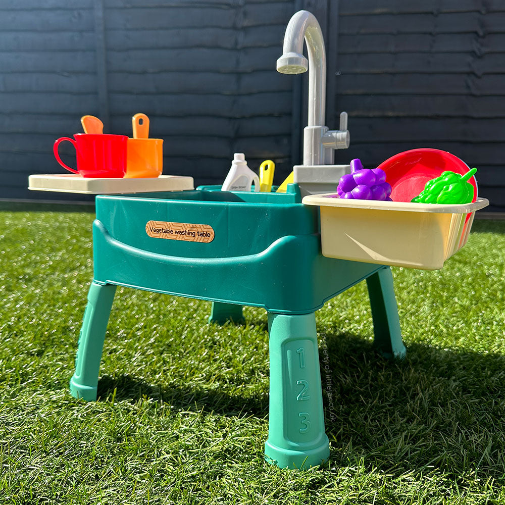 Toystar NL WaterChef Play | Magical Water Play Kitchen Wood for Children with Interactive Tap – Play Kitchen for Indoors a...