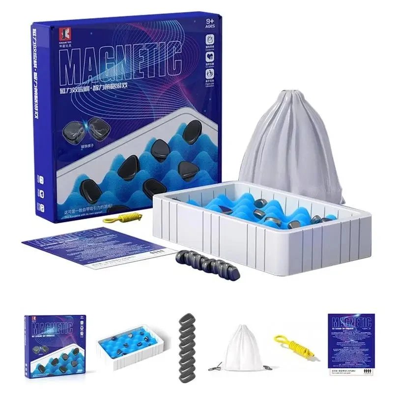 Toystar NL Magnetix ThinkiBoard | Magnetic Strategy Board Game for Kids and Adults – Compact and Portable Game for Strateg...