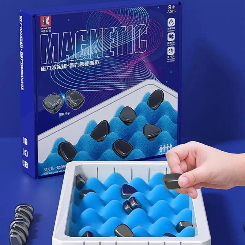 Toystar NL Magnetix ThinkiBoard | Magnetic Strategy Board Game for Kids and Adults – Compact and Portable Game for Strateg...