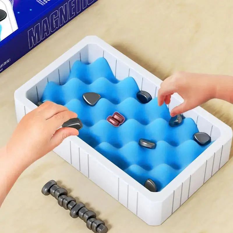 Toystar NL Magnetix ThinkiBoard | Magnetic Strategy Board Game for Kids and Adults – Compact and Portable Game for Strateg...