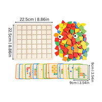 Thumbnail for Toystar EcoToys ThinkMatch | Improves logical thinking - Imaginative Wooden Educational Puzzle Set - Verbetert logisch den...