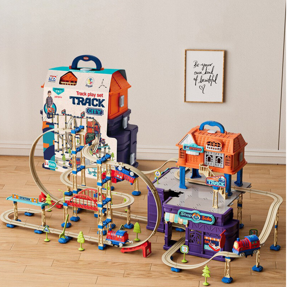 Toystar Train Adventure | Endless fun - Complete train track with bridges and curves - Eindeloos speelplezier - Complete t...