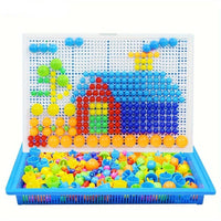 Thumbnail for Toystar NL Stack & Learn | Montessori Building Block Puzzle Set with 296 Colorful Pieces for Children from 3 Years - Monte...