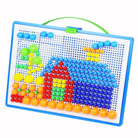 Thumbnail for Toystar NL Stack & Learn | Montessori Building Block Puzzle Set with 296 Colorful Pieces for Children from 3 Years - Monte...