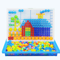 Thumbnail for Toystar NL Stack & Learn | Montessori Building Block Puzzle Set with 296 Colorful Pieces for Children from 3 Years - Monte...
