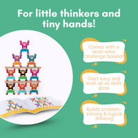 Thumbnail for Toystar Balanzoo | Learning to work together in a playful way – Wooden Monkey Balance Game - Spelenderwijs leren samenwerk...