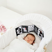 Thumbnail for Montessori Baby Sensory Book van Zacht Polyester met Hoge Contrastpatronen en Babyveilige Spiegel voor 0-12 Maanden 3