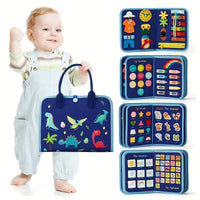 Thumbnail for Toystar NL Montessori MagicBook | Interactive book 2+ with laces and zippers – Develop self-confidence through playful lea...