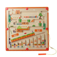 Thumbnail for Toystar NL BeadyPlay | Montessori Magnetic Activity Board for Children with 55 Colorful Magnetic Beads - Safe Wooden Toys ...
