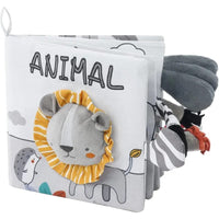 Thumbnail for Montessori Sensory Cloth Book voor Baby's met 3D Texturen en Geluiden, Veilig en Duurzaam, Ideaal voor Peuters tot 12 Maanden 0