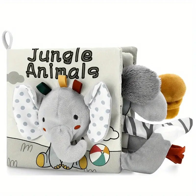 Montessori Sensory Cloth Book voor Baby's met 3D Texturen en Geluiden, Veilig en Duurzaam, Ideaal voor Peuters tot 12 Maanden 2