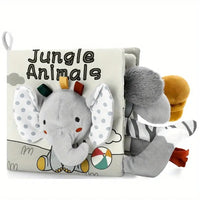 Thumbnail for Montessori Sensory Cloth Book voor Baby's met 3D Texturen en Geluiden, Veilig en Duurzaam, Ideaal voor Peuters tot 12 Maanden 2
