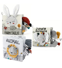 Thumbnail for Montessori Sensory Cloth Book voor Baby's met 3D Texturen en Geluiden, Veilig en Duurzaam, Ideaal voor Peuters tot 12 Maanden 7