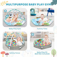 Thumbnail for Toystar NL PlayNest 8-in-1 | Interactive Baby Play Mat for Growth and Play - Multifunctional Baby Play Mat with Removable ...