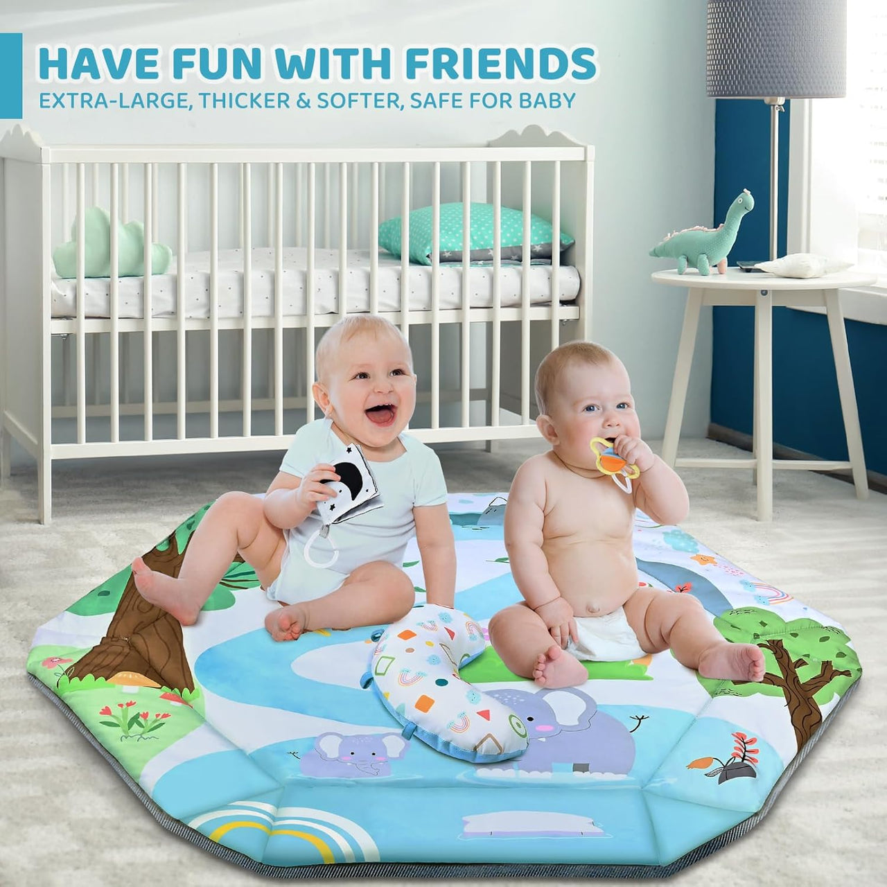 Toystar NL PlayNest 8-in-1 | Interactive Baby Play Mat for Growth and Play - Multifunctional Baby Play Mat with Removable ...