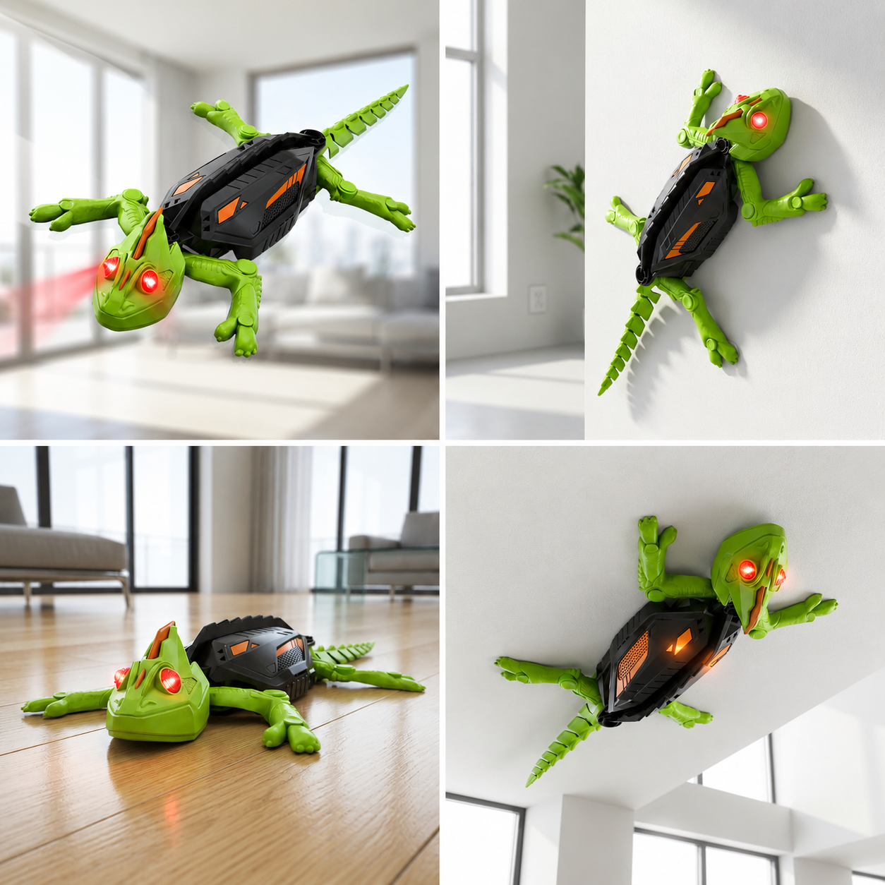 Wall Climbing Toy Animal | Realistic Gecko and Spider with Suction Cup Technology