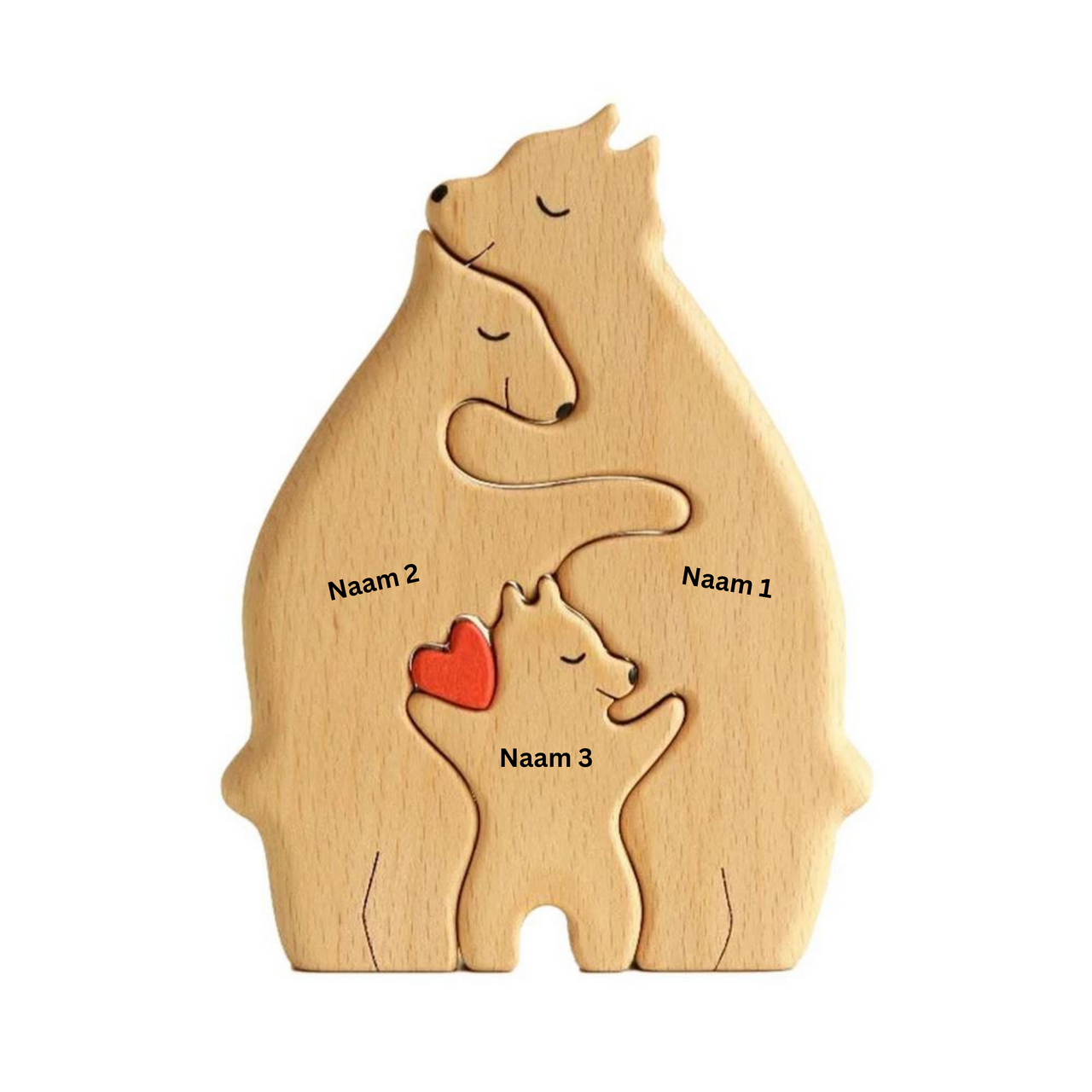 Toystar EcoToys Wooden Bear Puzzle | Warm and Cozy - Decoration - Warm en Gezellig - Decoratie (6)