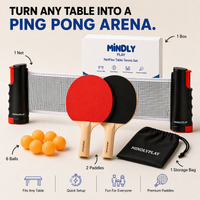 Thumbnail for Toystar NetFlex Table Tennis Set | Portable 4-in-1 Set - Buitenspellen en Sporten (2)