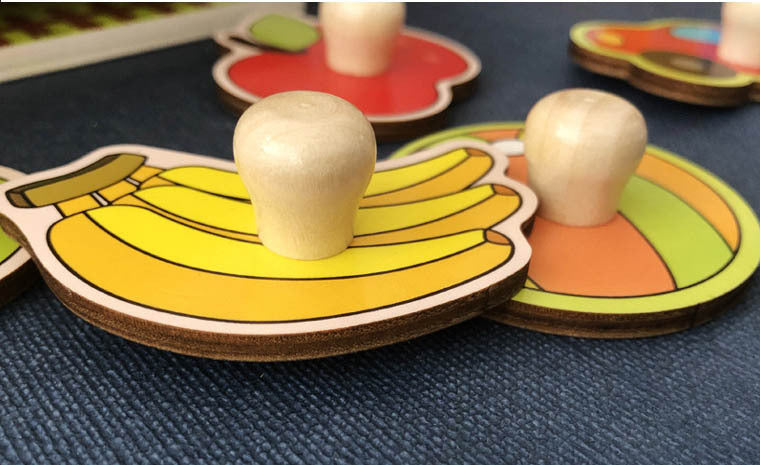 Toystar Ecotoys PuzzlePals | Learning through play - Wooden 3D Montessori puzzle - Spelenderwijs leren - Houten 3D Montess...