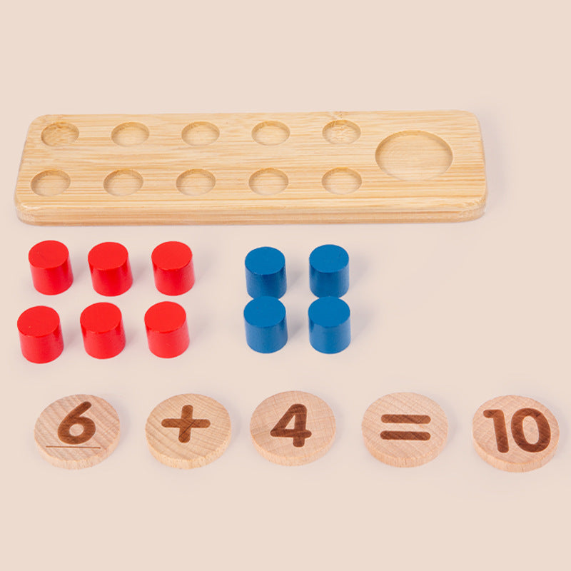 Toystar EcoToys NumoBoard™ | Learn to count in a playful way - Wooden Number Board - Spelenderwijs leren tellen - Houten C...