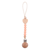 Thumbnail for Toystar Ecotoys CozyClip™ | Safe & stylish - Wooden pacifier chain for babies - Veilig & stijlvol - Houten speenketting vo...